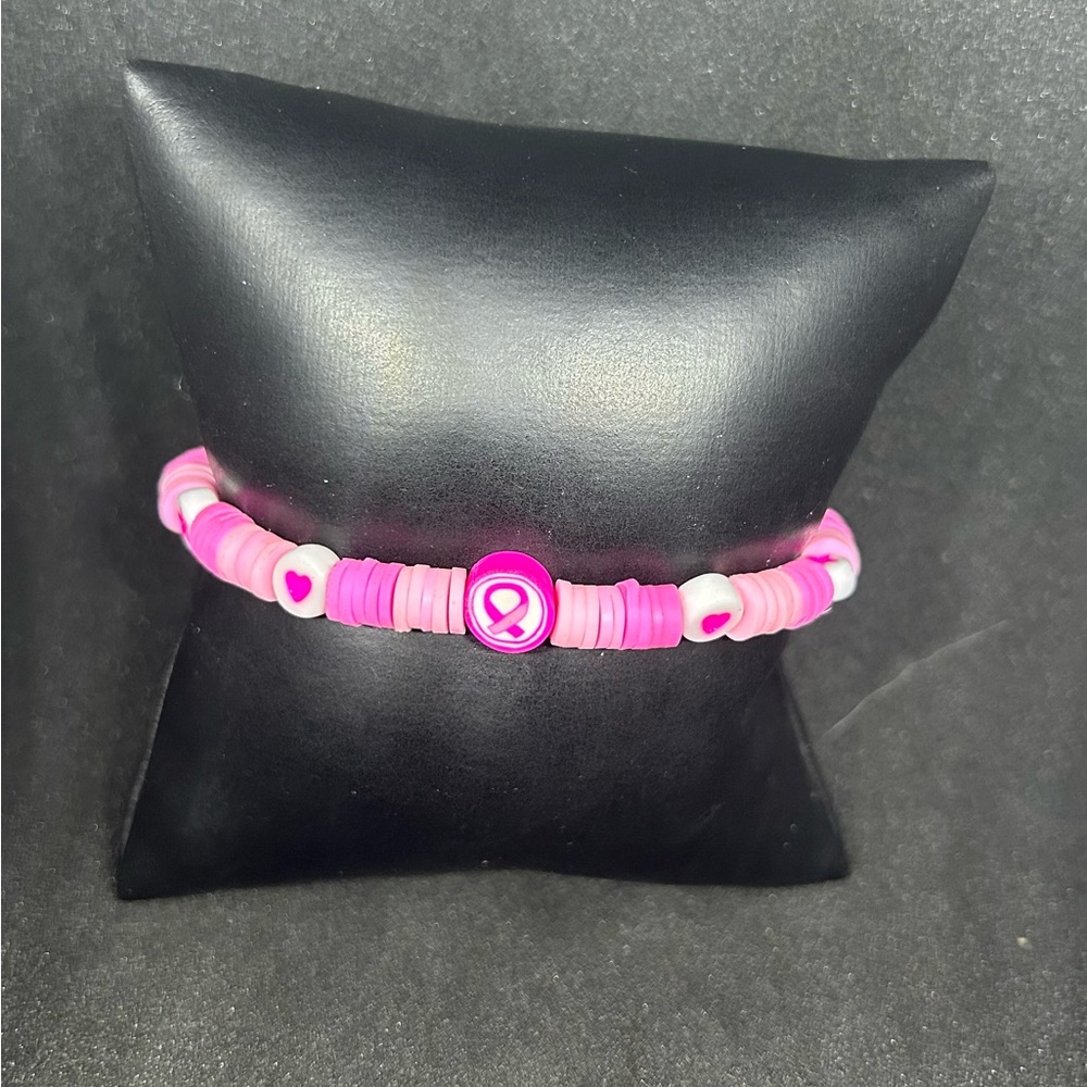 Cancer Awareness Heishi Bracelet
